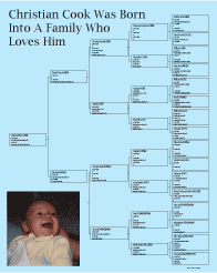 Custom Baby Family Tree Chart - Boy