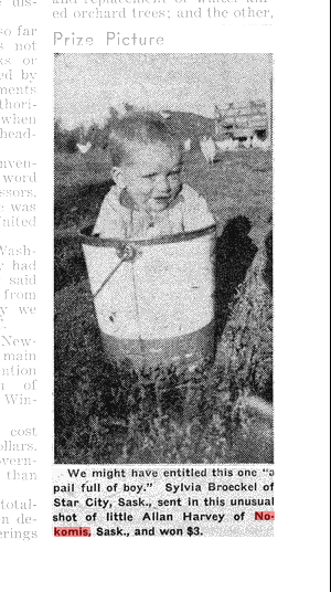 Alan_Harvey 1950 of Nokomis Sask Alan Harvey 1950 of Nokomis Saskatchewan