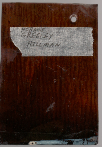 Horace Greeley Hillman - back Horace Greeley Hillman - back