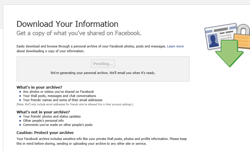 Download Your Facebook Archive