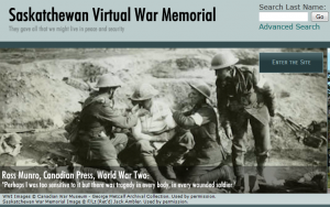 Saskatchewan Virtual War Memorial Saskatchewan Virtual War Memorial