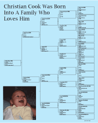 Custom Baby Family Tree Chart - Boy Custom Baby Family Tree Chart - Boy